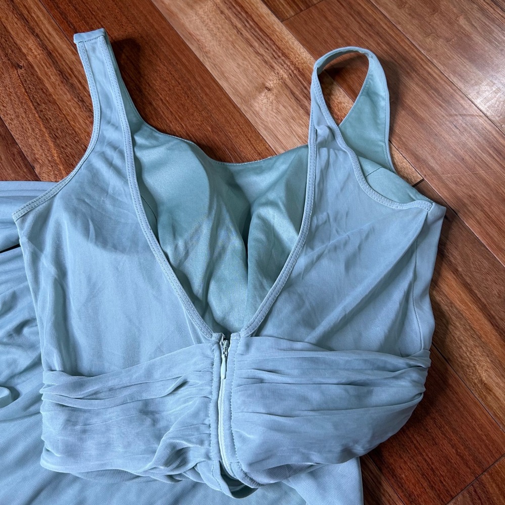 Birdy Grey Bridesmaid Formal Dress‎ Gown Maxi Sleeveless Medium - Picture 3 of 8